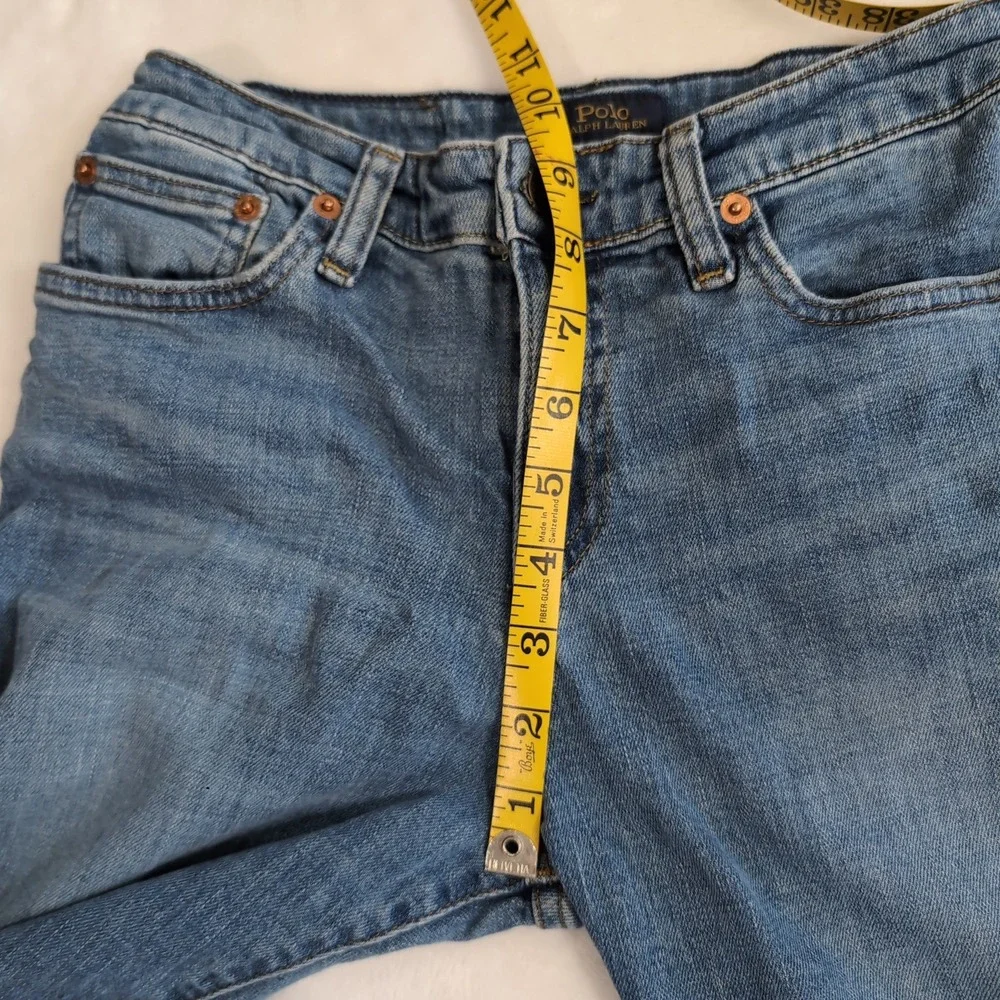 Polo Ralph Lauren Authentic Dungaree Jeans Boys 14 Straight Leg Blue Denim Pants